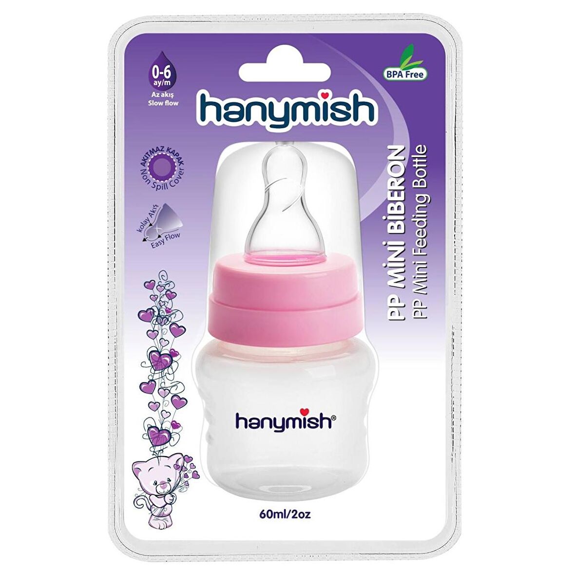 Hanymish 432 PP Mini Biberon 60 ml