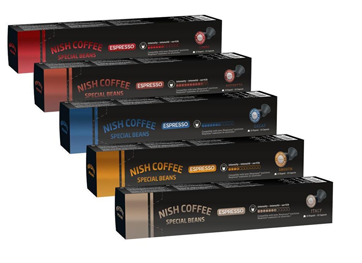 Nish Nespresso Uyumlu Kapsül Kahve 5 li Set