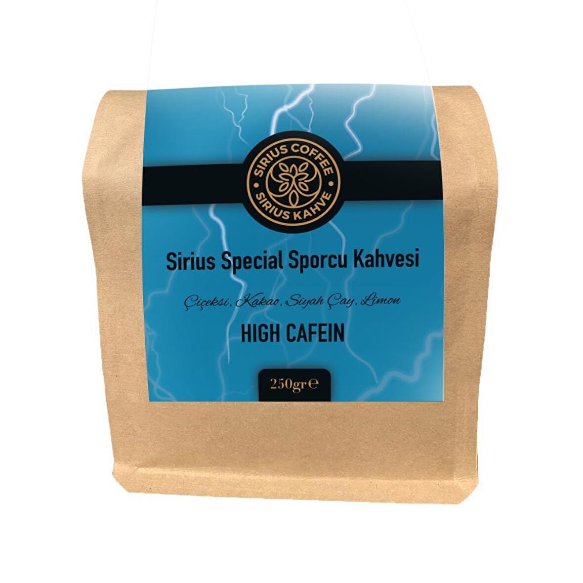 Sirius Kahve Special Sporcu Kahvesi Sert İçim Öğütülmüş Orta Amerika Filtre Kahve 250 gr