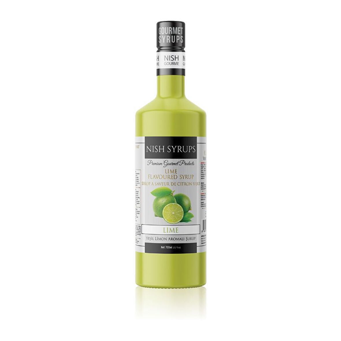 Nish Yeşil Lime Aromalı  Şurup 700 ML