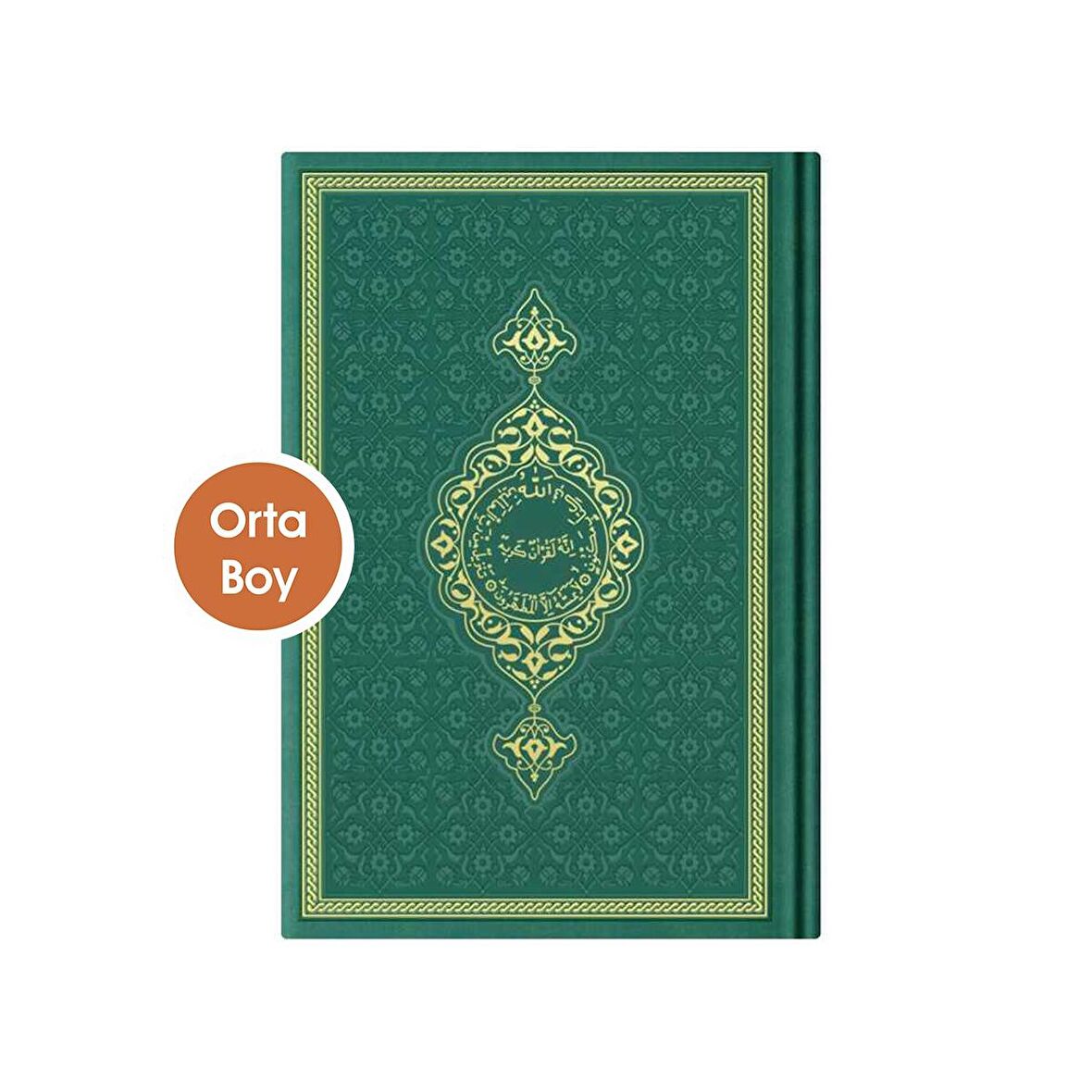Orta Boy Termo Deri Kuran-ı Kerim (Yeşil, Mühürlü)