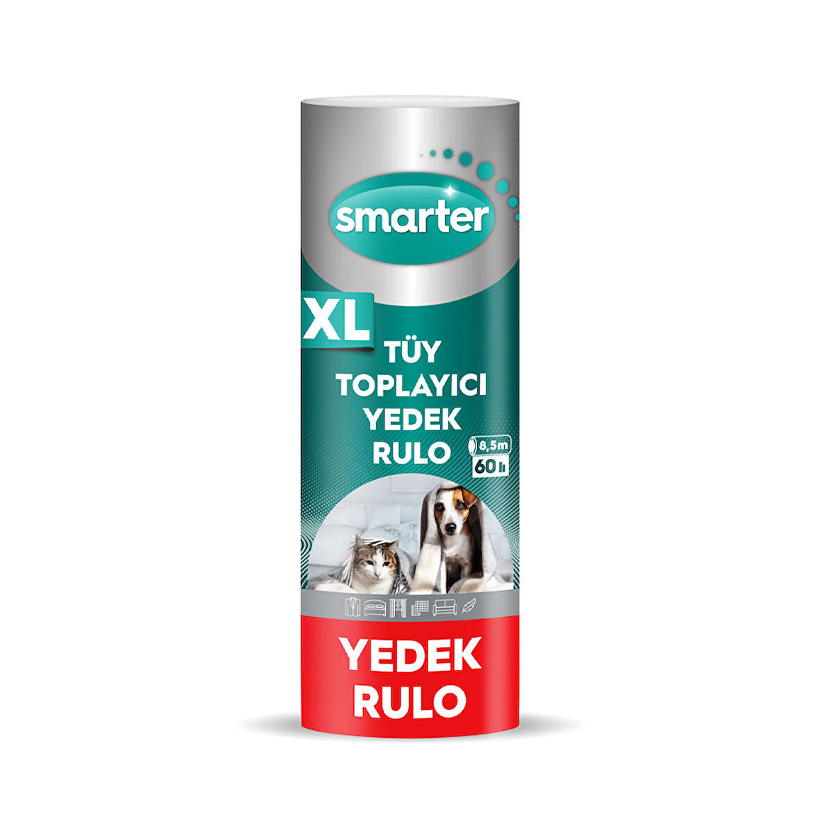 SMARTER XL TÜY TOPLAYICI YEDEK RULO KEDİ KÖPEK