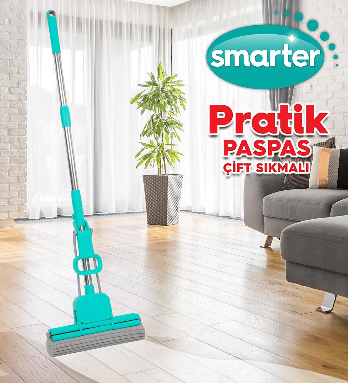 SMARTER PRATİK PASPAS ÇİFT SIKMALI + YEDEK