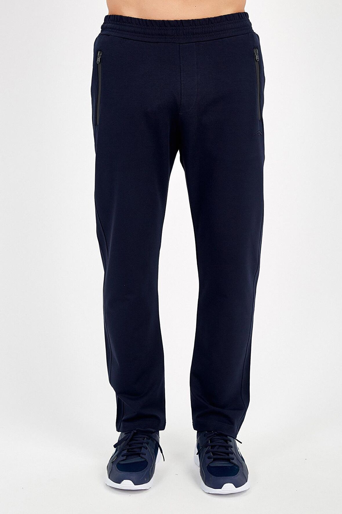 Maraton Sportswear Regular Erkek  Düz Paça  Basic Lacivert Eşofman Altı 19079