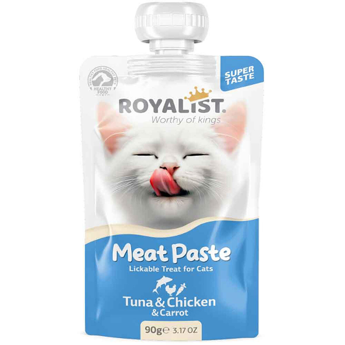 Royalist Kedi Ödülü Meat Paste Tuna Balıklı Tavuklu Havuçlu 90 Gr