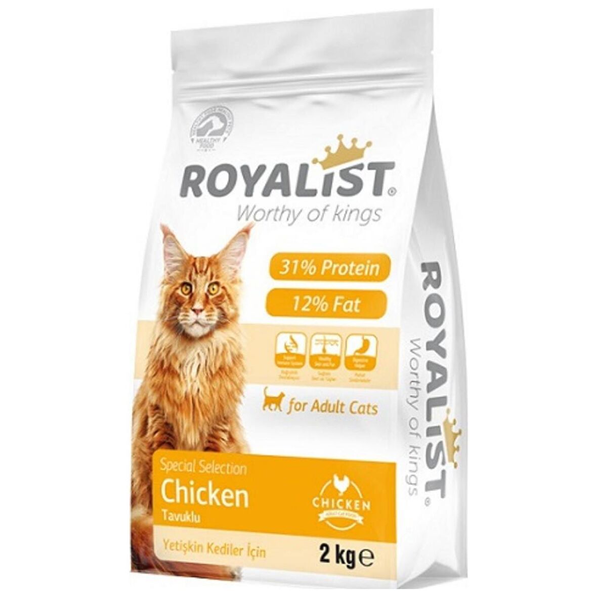 Royalist Premium Tavuklu Yetişkin Kedi Maması 2 Kg