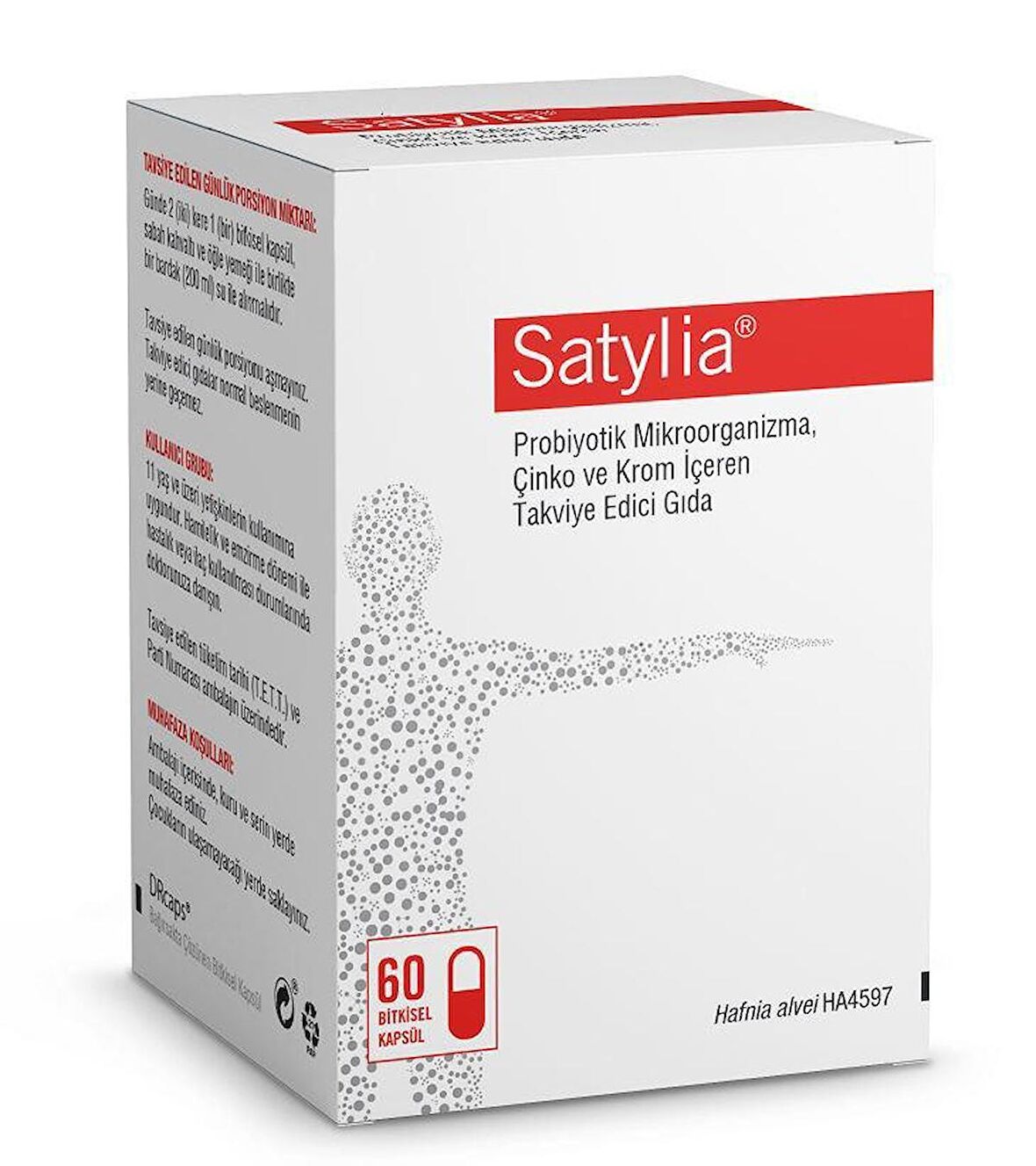 Satylia Pro-Postbiyotik 60 Kapsül