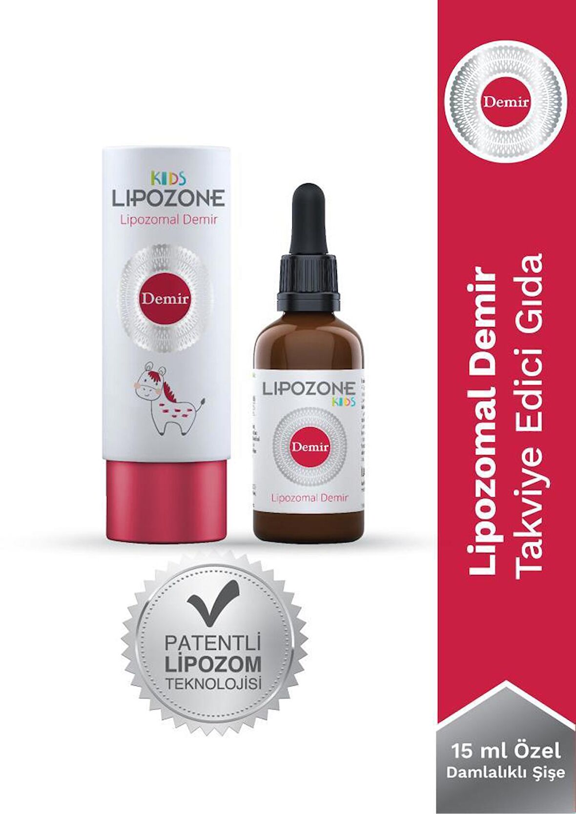 LIPOZONE DEMIR KIDS DRP 0,5ML/8,5MG 15ML