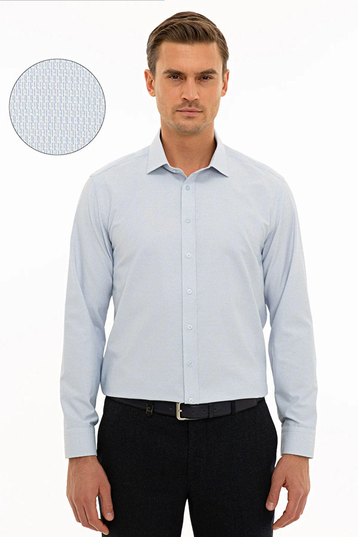 Açık Mavi Regular Fit Gömlek