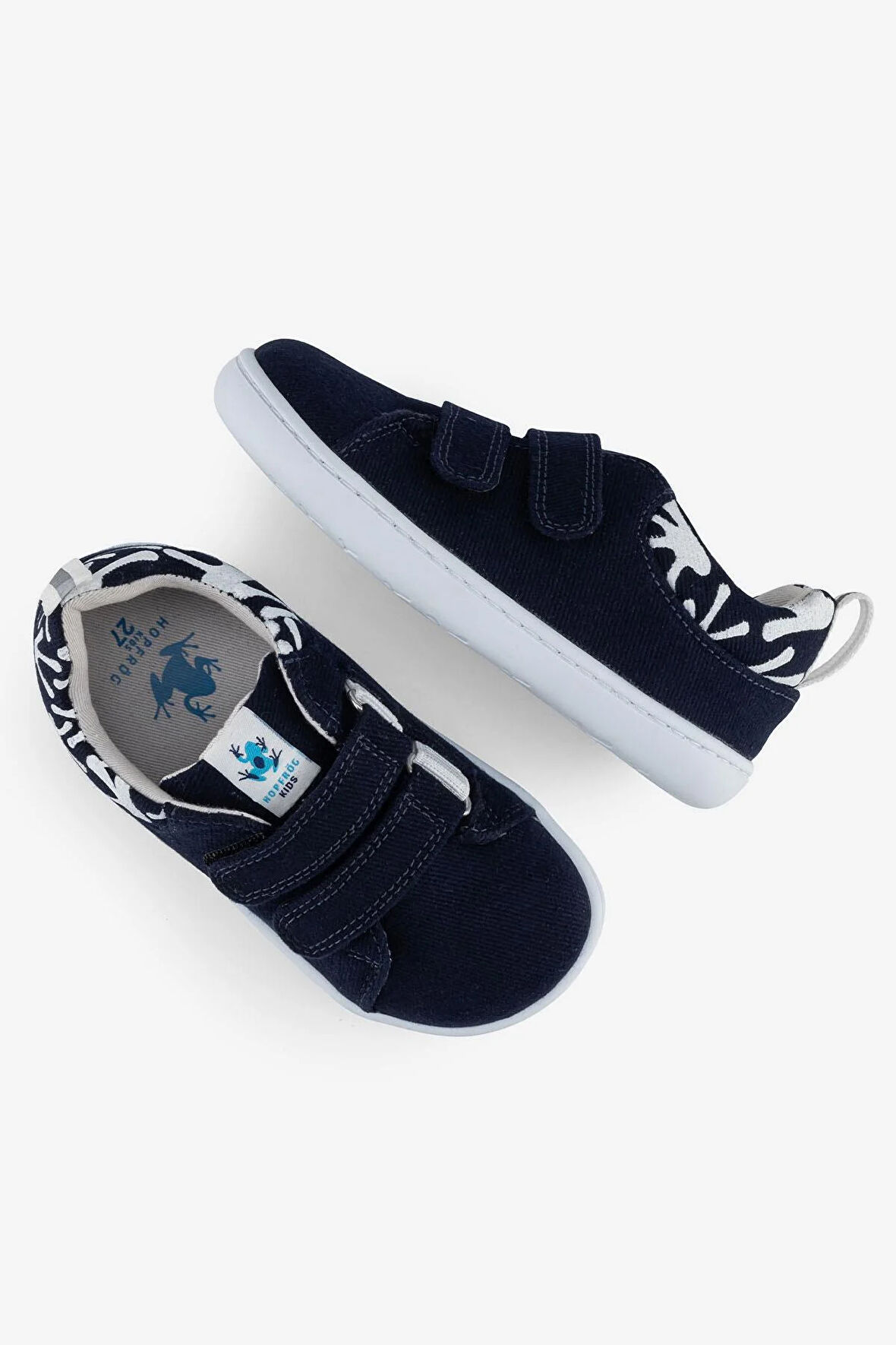 Smart Walker Recycled Canvas Eco Lacivert Barefoot Çocuk Ayakkabı