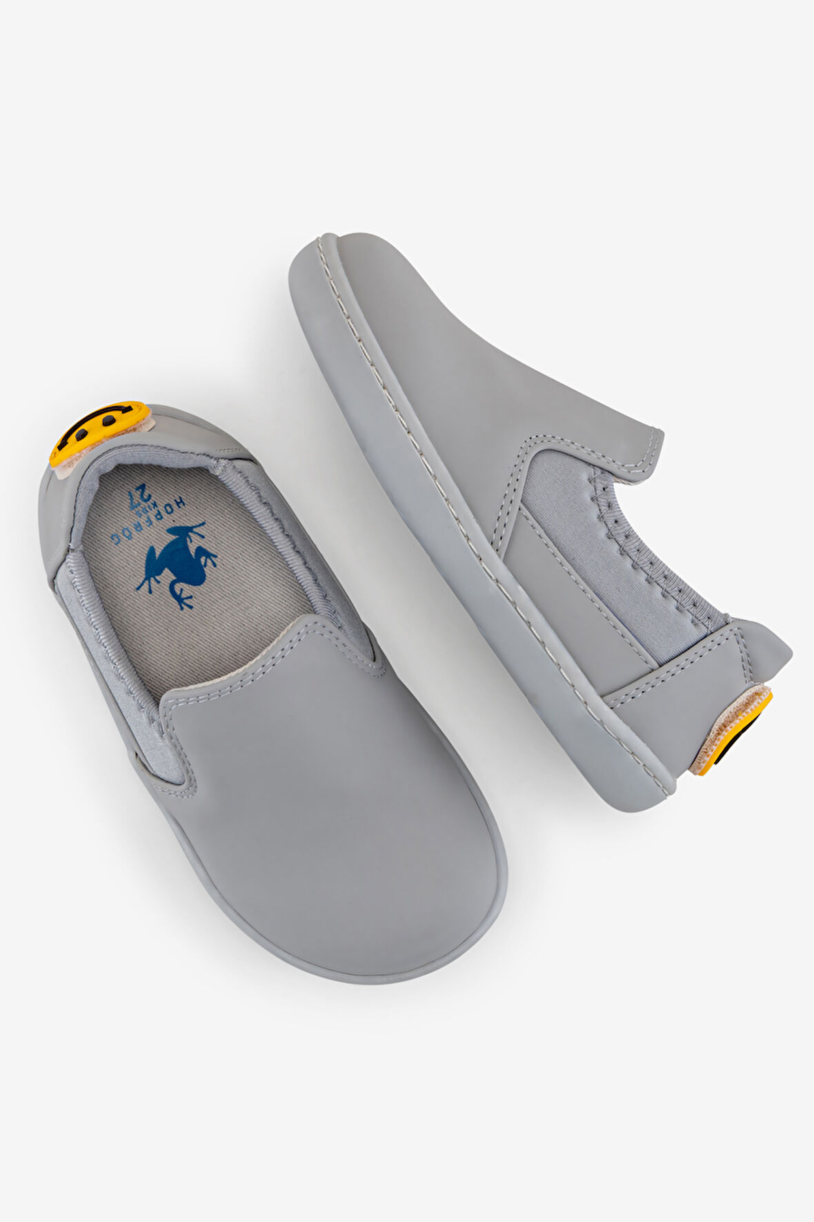 Smart Walker Slip-On #Tags Süper Mat Gri Barefoot Işıklı Çocuk Ayakkabı