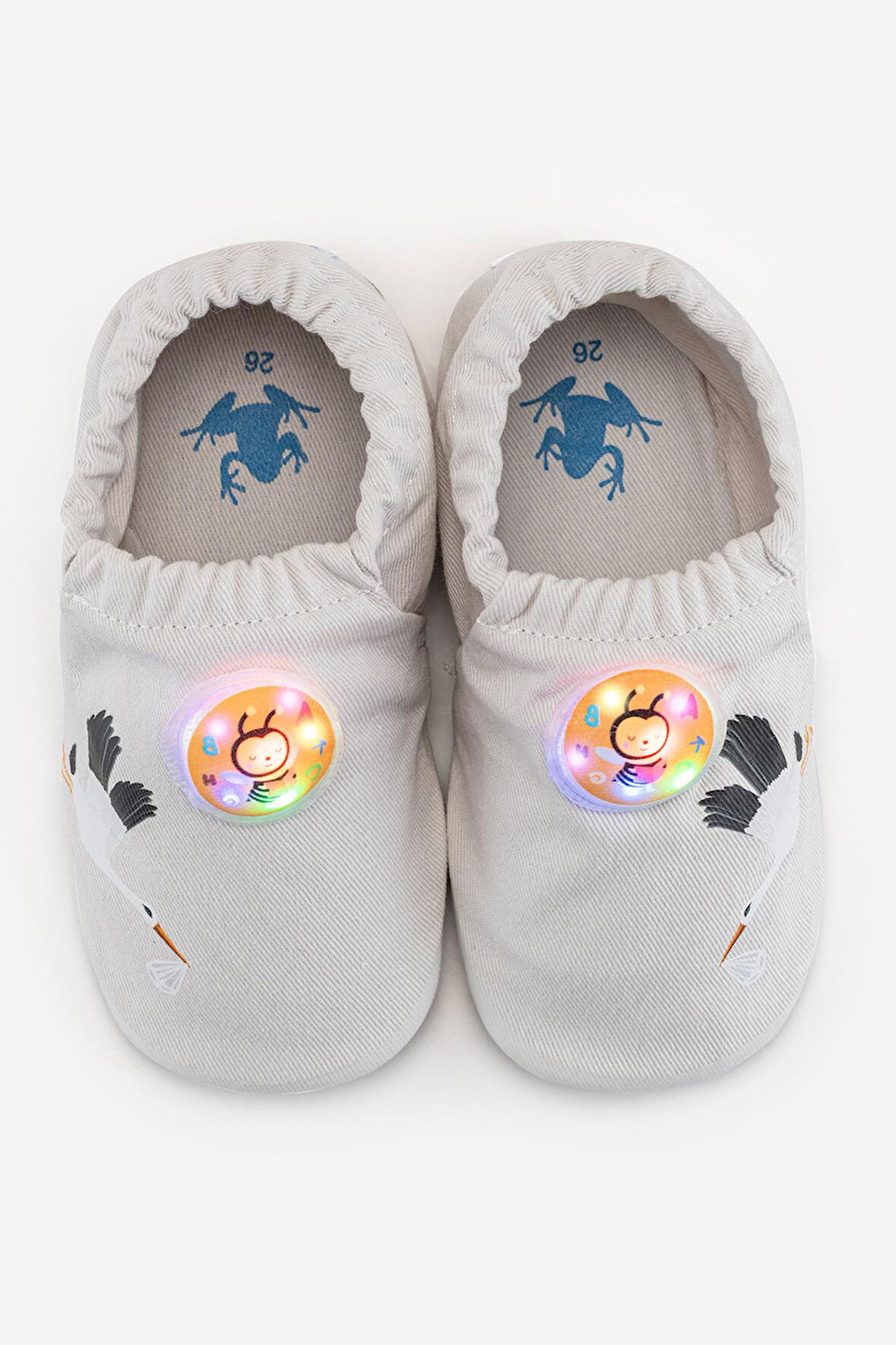 Işıklı Bebek Patik Tak & Çıkart #Tags Havalı Gri