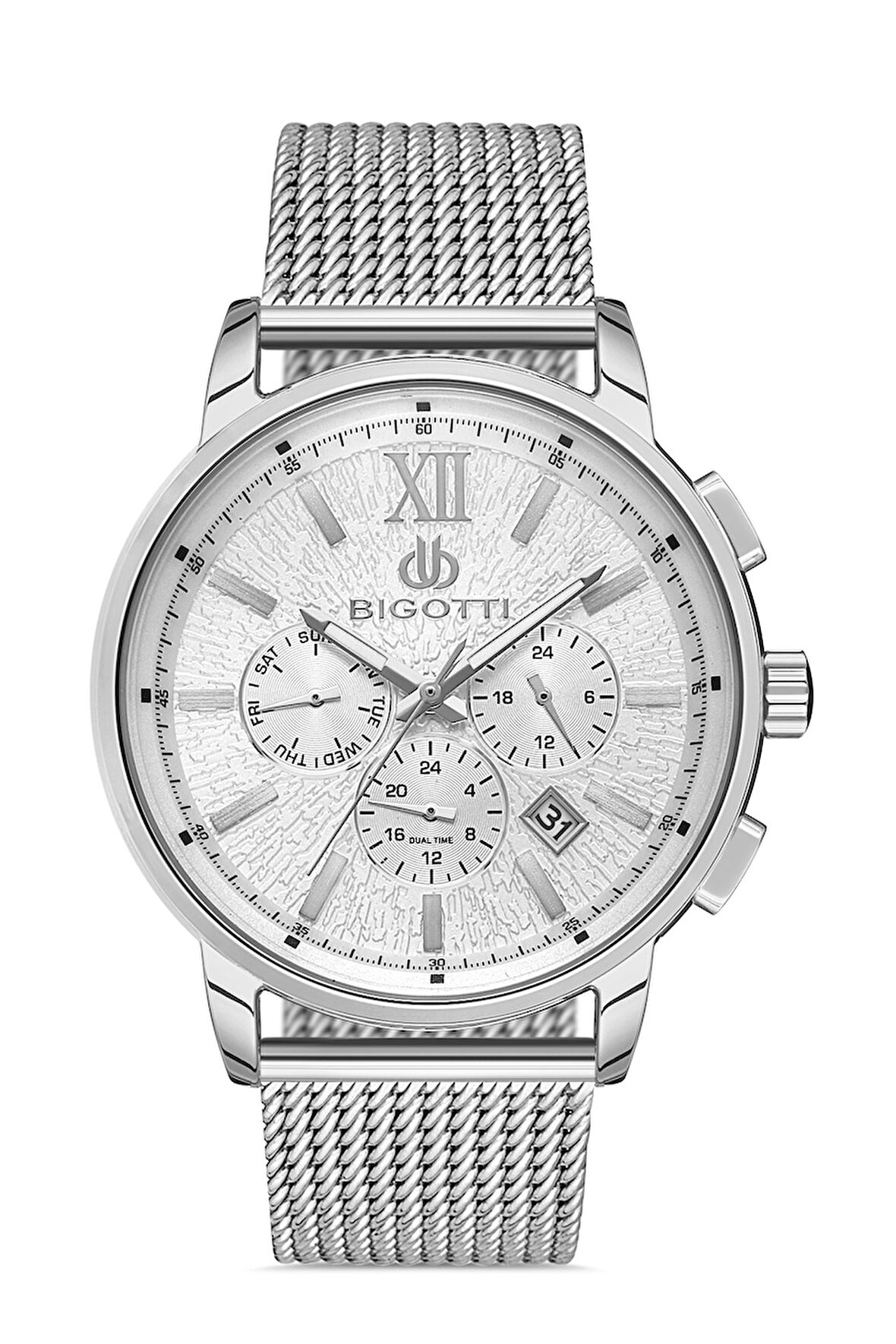 Bigotti Erkek Kol Saati ESBG.B.10352.1 Hasır Kordon 44 mm Kasa Çapı