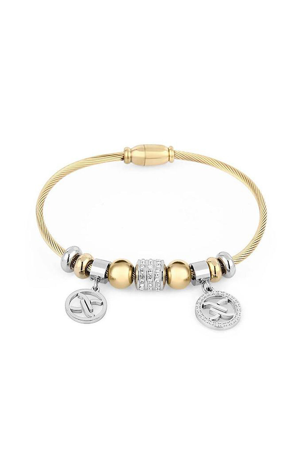 Daniel Klein DKJ.3.1018.4 Taş Detaylı Altın Renk Kadın Bileklik