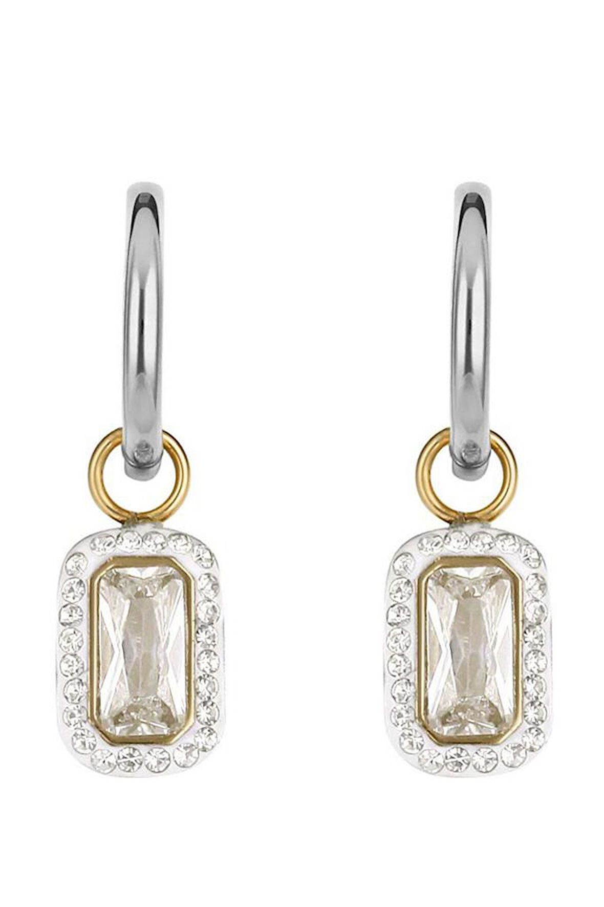 Daniel Klein DKJ.3.5008.2 Taşlı Tasarım Metal-Altın Kadın Küpe