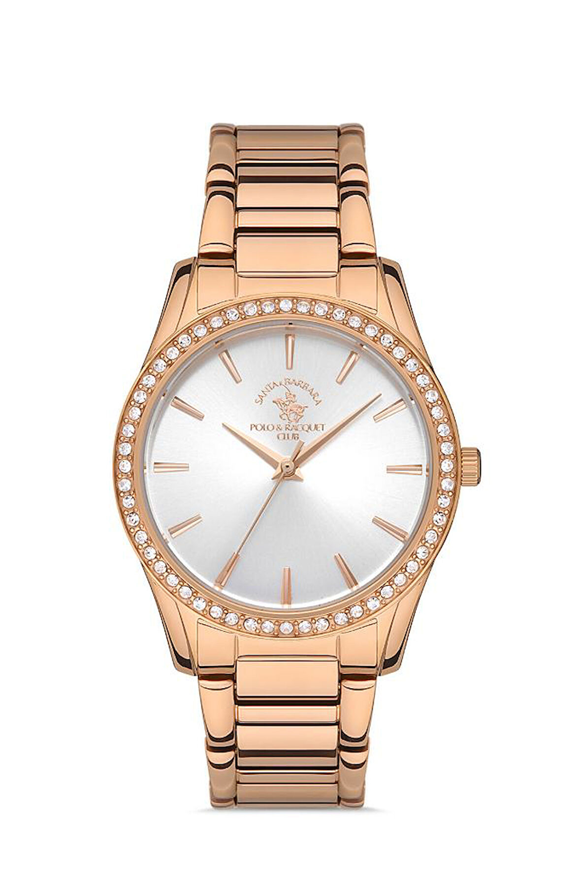 Santa Barbara Polo Racquet Club SB.1.10410.5 Çelik Kordonlu Bakır Renk Kadın Kol Saati