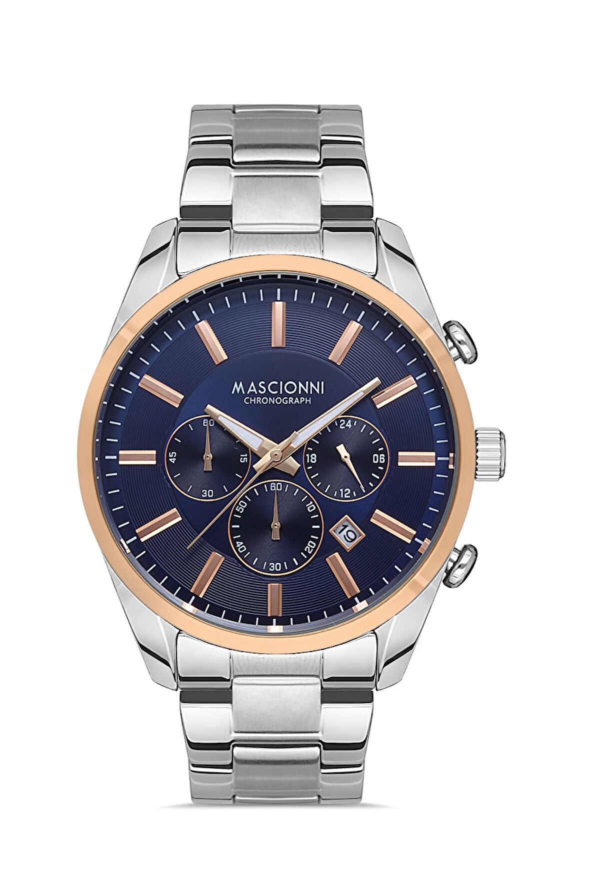 Mascionni Gümüş Çelik Kordon Erkek Kol Saati LM.1.2075.05