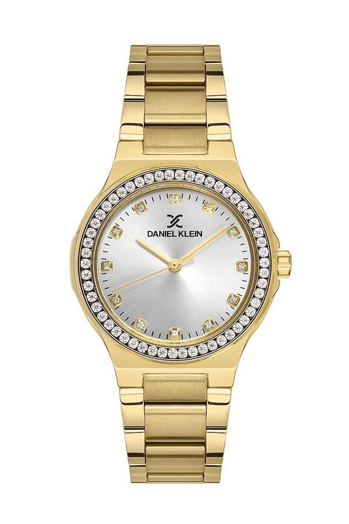 DANIEL KLEIN DK102-DK.1.13463-3 ALTIN KAPLAMA TAŞLI KADIN KOL SAATİ