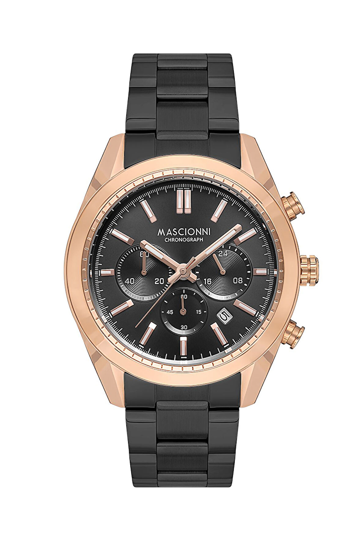 Mascionni Siyah Çelik Kordon Erkek Kol Saati LM.1.2183.06