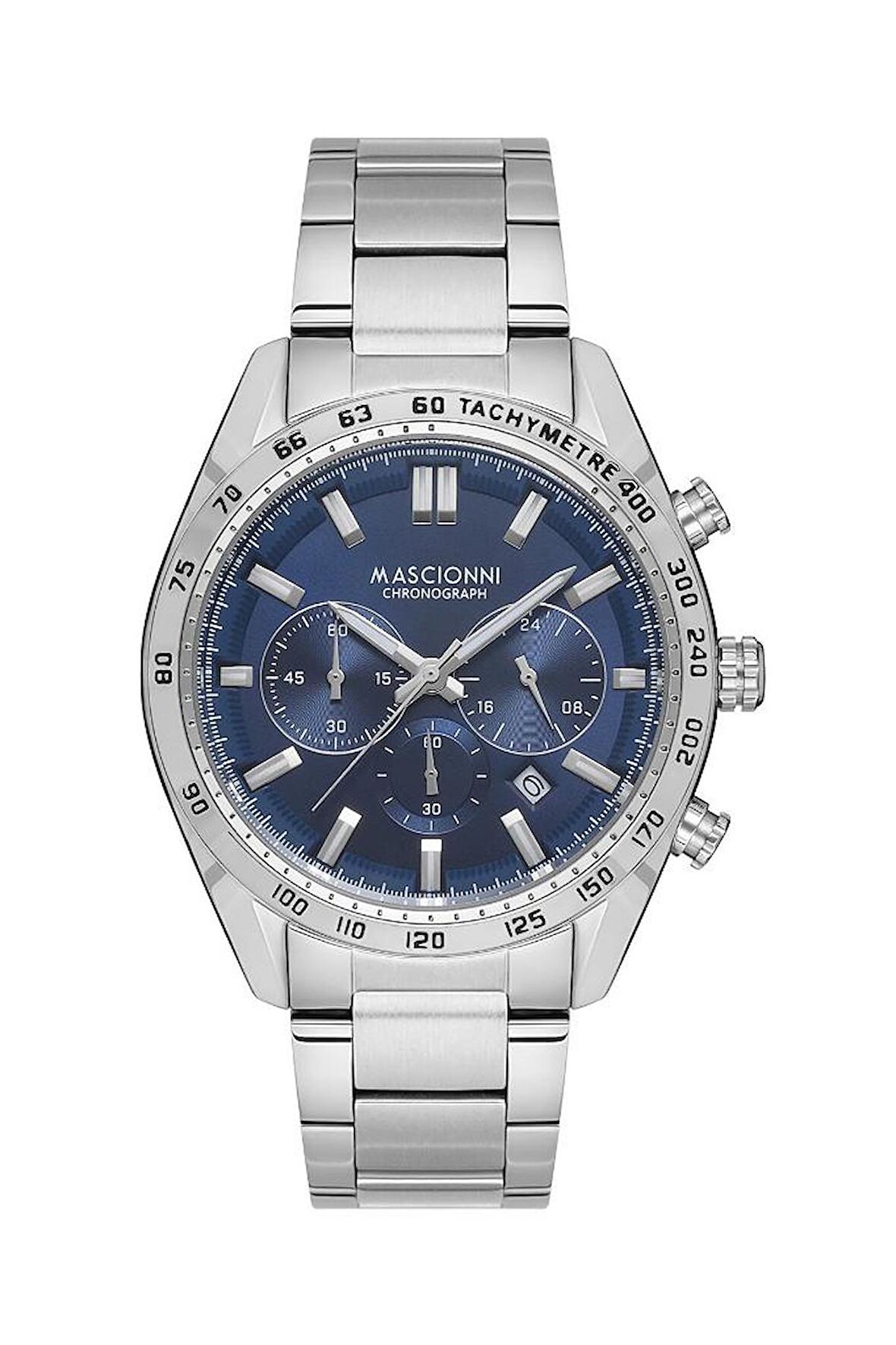 Mascionni M.1.2188.03 Tüm Fonksiyonları Aktif Metalik  Erkek Kol Saati