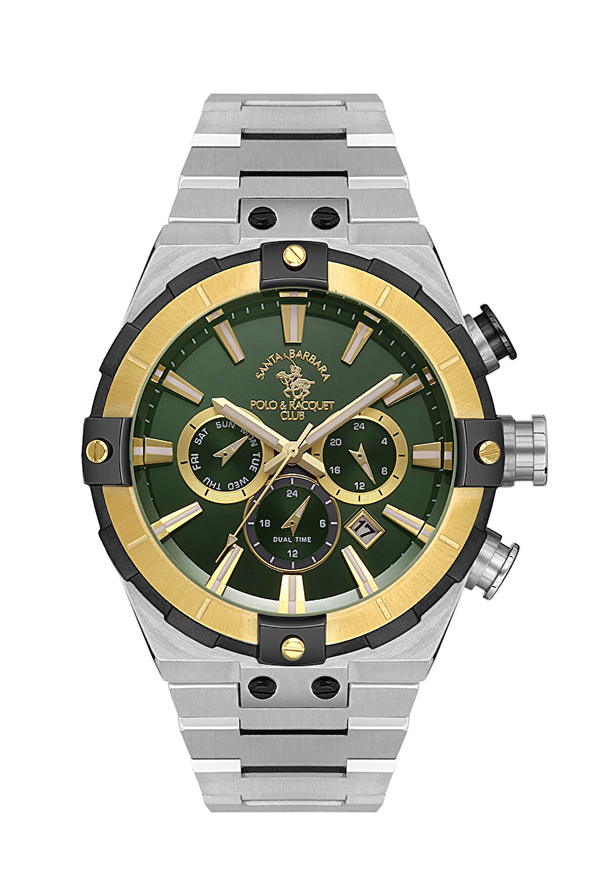 Santa Barbara Polo & Racquet Club Erkek Kol Saati ESSB.B.10509.4, Metal Kordon, 45 mm Kasa Çapı