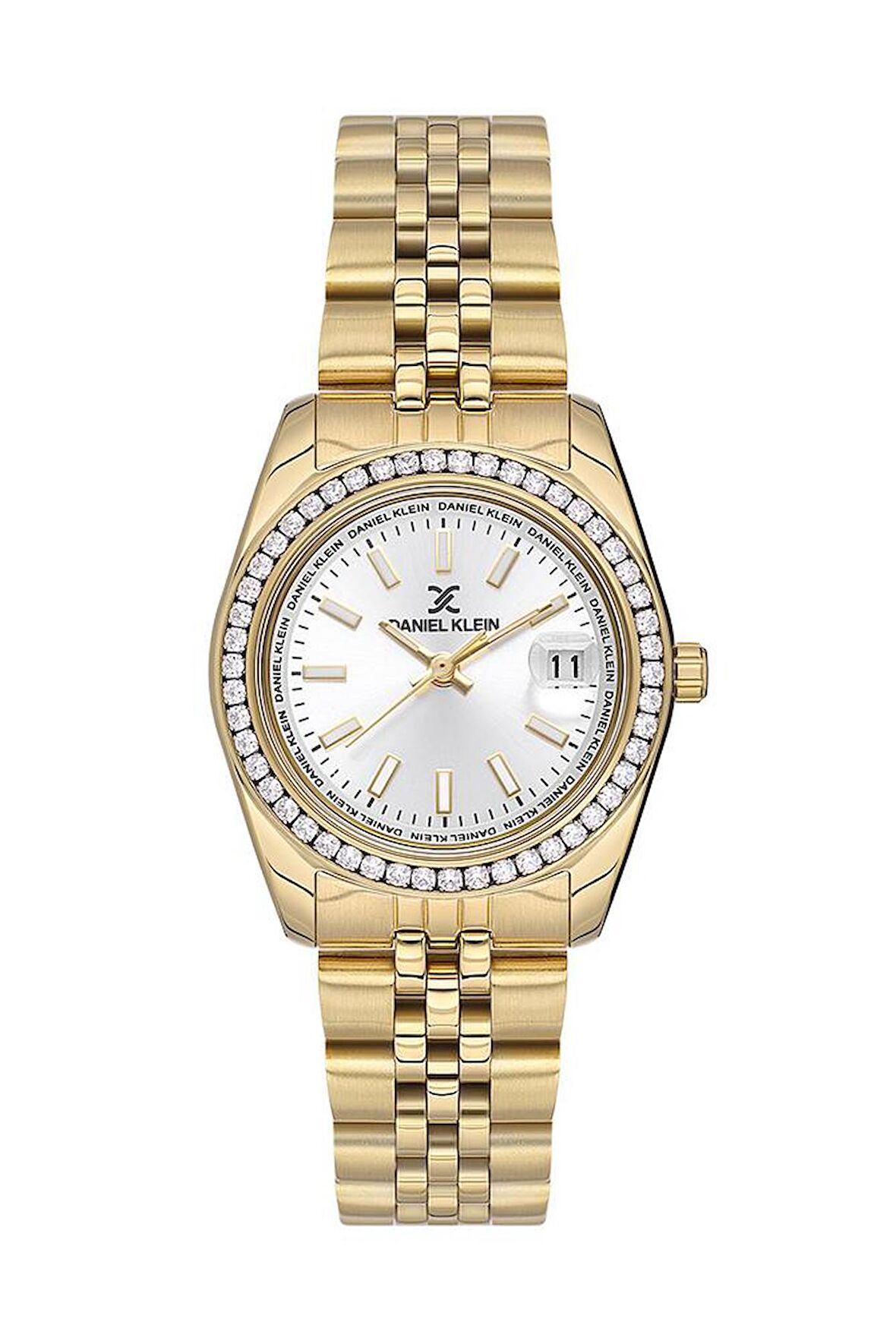 DANIEL KLEIN DK102-DK.1.13589-4 ALTIN KAPLAMA TAŞLI KADIN KOL SAATİ