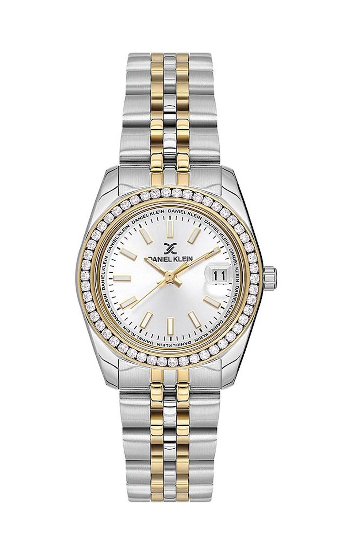 DANIEL KLEIN DK102-DK.1.13589-5 ALTIN KAPLAMA TAŞLI KADIN KOL SAATİ