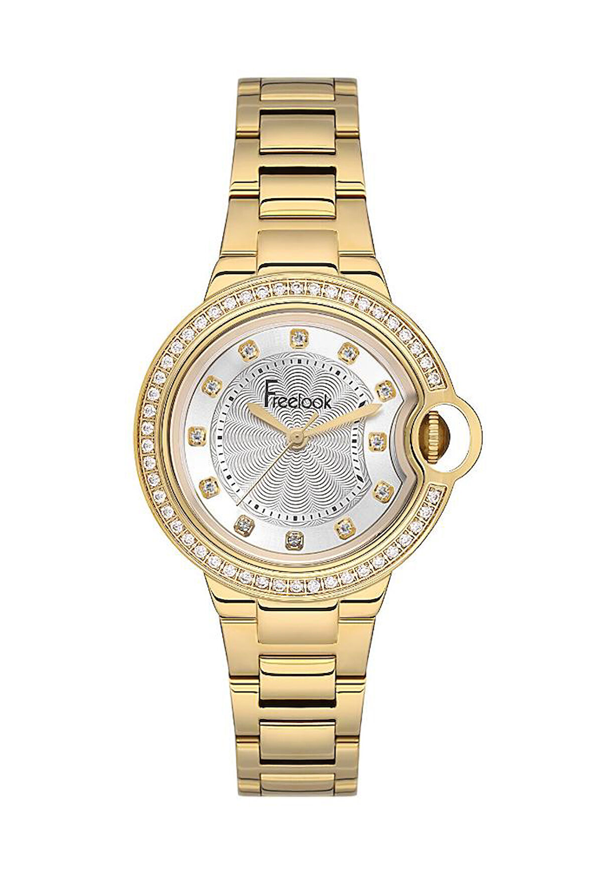 Freelook FL.1.10449-2 Taşlı Tasarım Altın Kadın Kol Saati