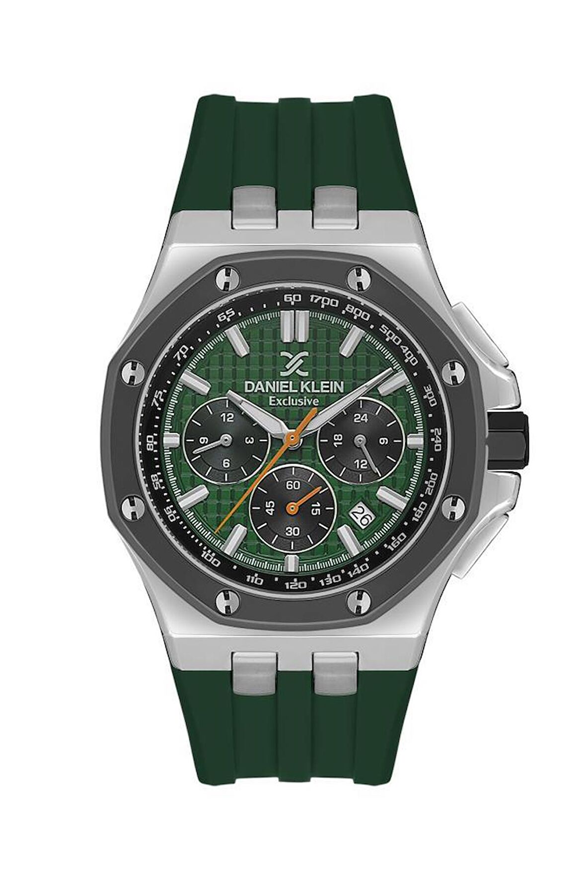 DANIEL KLEIN DK103-DK.1.13616-4 YEŞİL SİLİKON KORDON ERKEK KOL SAATİ