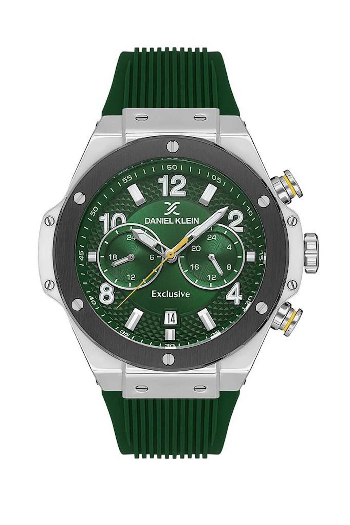 DANIEL KLEIN DK103-DK.1.13615-3 YEŞİL SİLİKON KORDON ERKEK KOL SAATİ