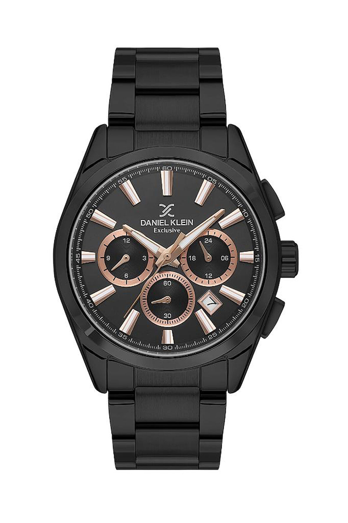 Daniel Klein DK.1.13808-5 Exclusive Fonksiyonlar Aktif Çelik Kaplama  Erkek Kol Saati