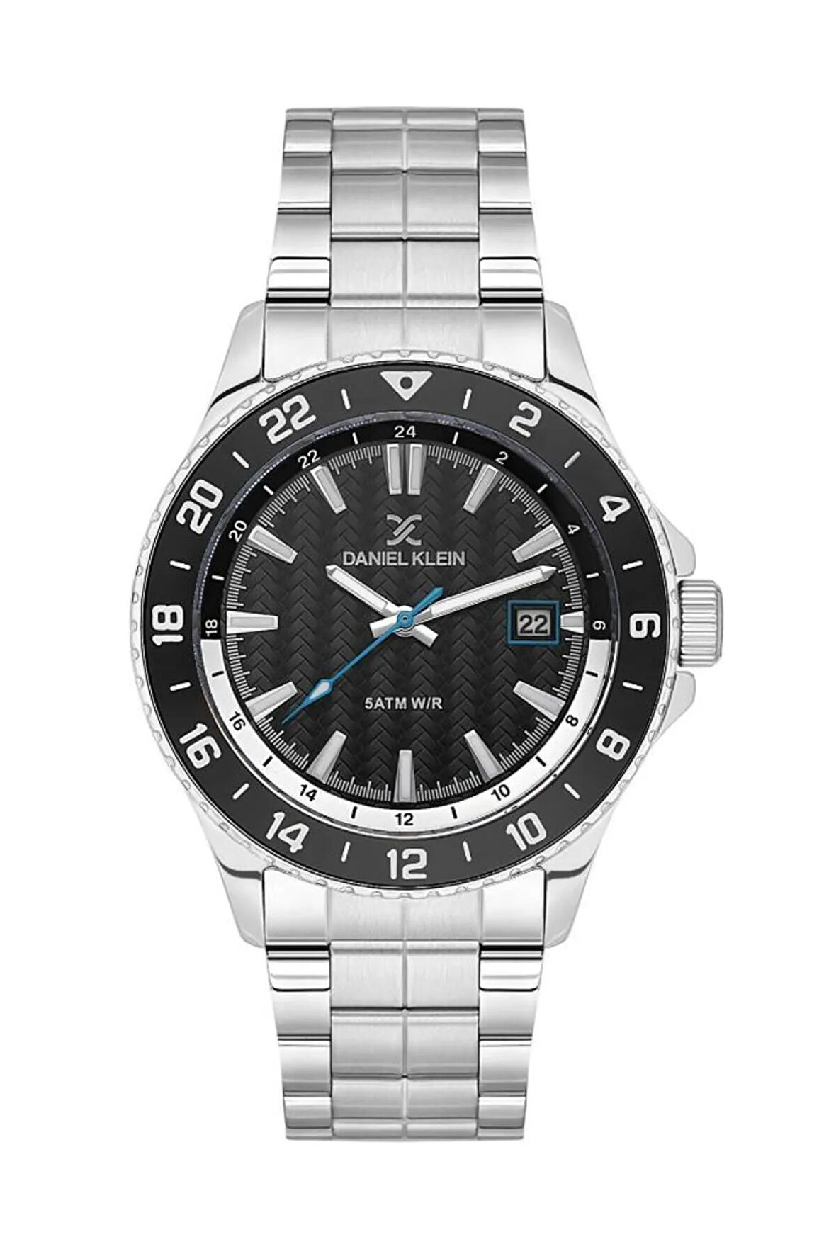 DK.1.13818-1 Submarine Tasarım Sabit Bezel Suya Dayanıklı Çelik Kaplama Metalik Renk Er