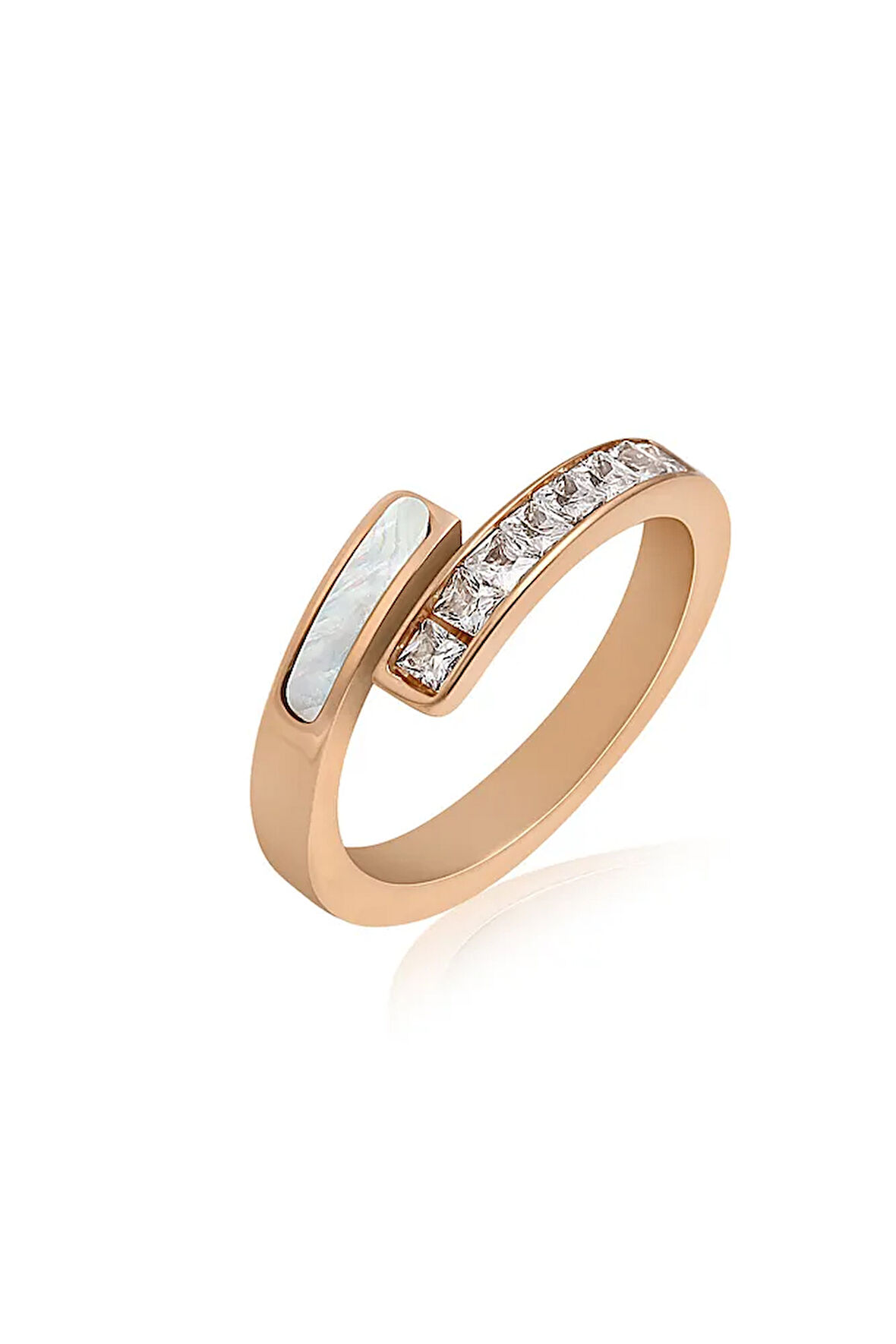 Daniel Klein Kadın Çelik Yüzük DKJ.3.6006-M-3 (  18 mm iç çapındadır - MEDIUM)