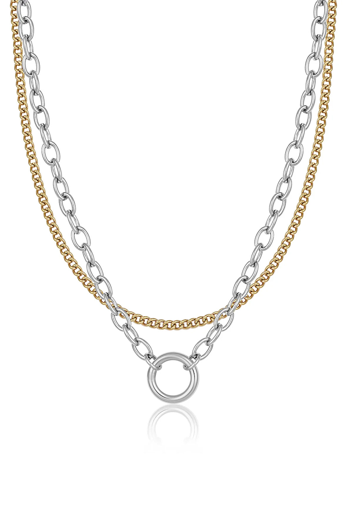 DANIEL KLEIN KADIN ÇELİK KOLYE DKJ.5.20007-3