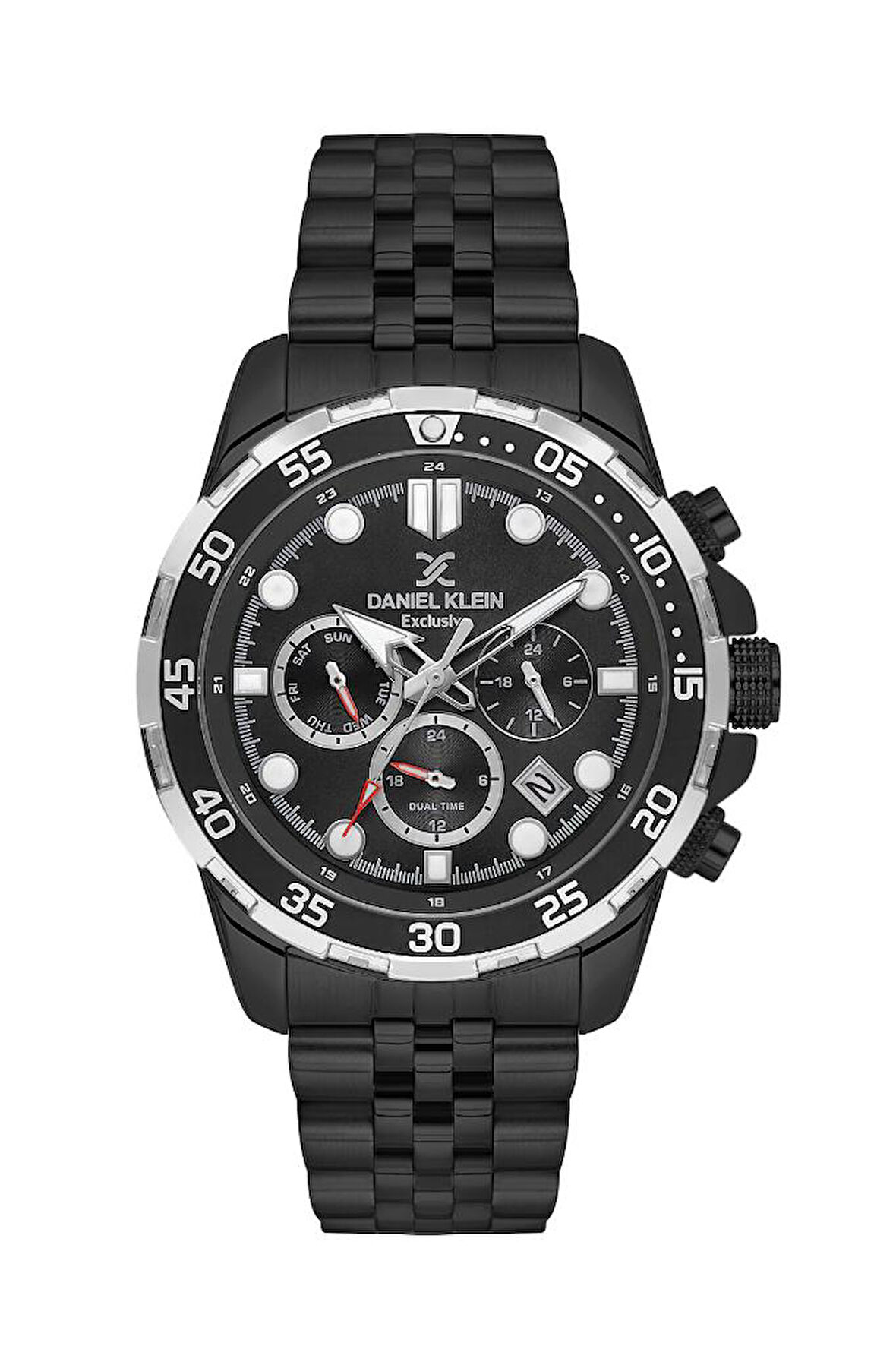 Daniel Klein DK.1.10764-7 Çelik Kordonlu 3 ATM Suya Dayanıklı Metalik Renk Erkek Kol Saati