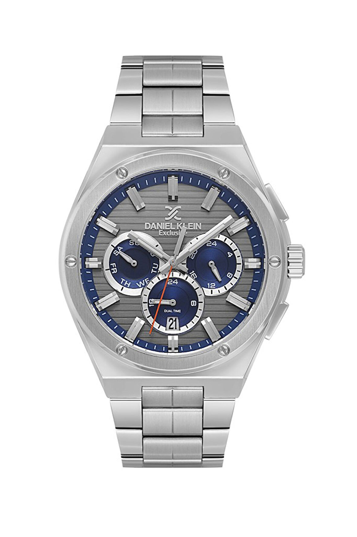 Daniel Klein DK.1.14071-3 Çelik Kasa Çelik Kordon 3 Atm Suya Dayanıklı Metalik Renk Erkek Kol Saati