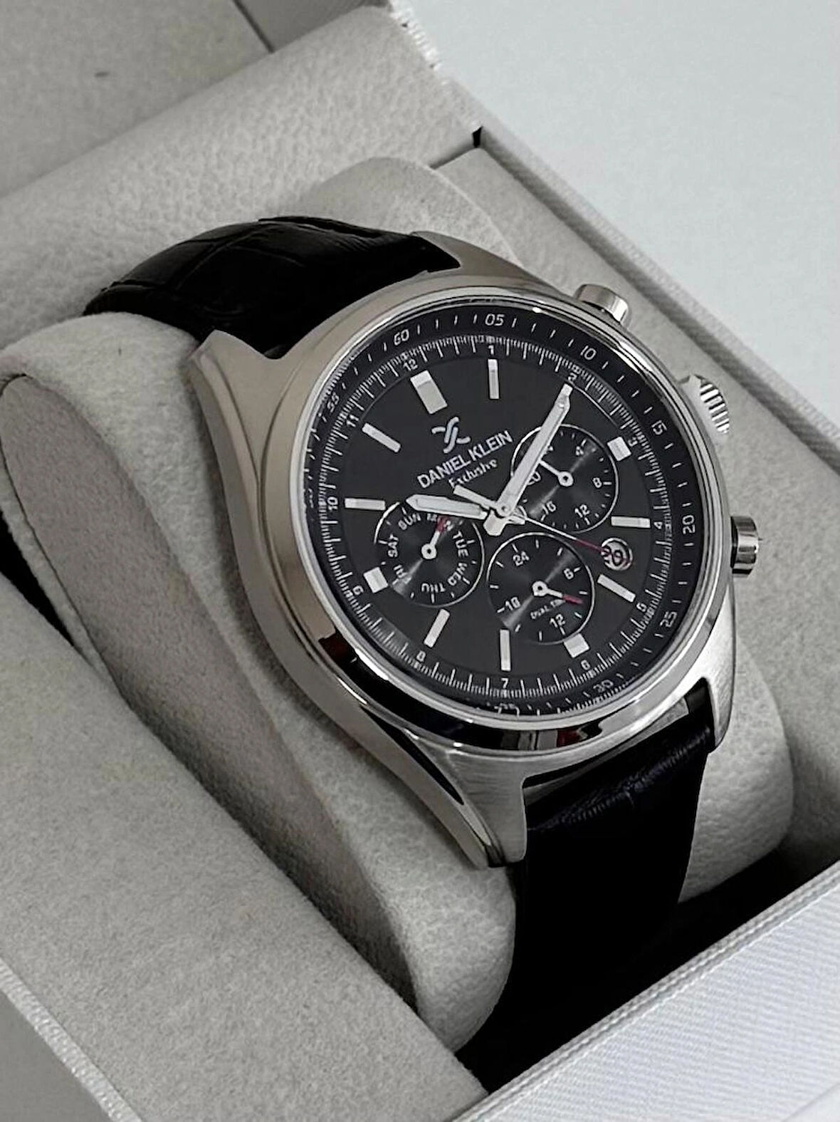 DANİEL KLEİN ERKEK KOL SAATİ ÇELİK KASA - DAYANIKLI DERİ KORDON 3 ATM SUYA DAYANIKLI