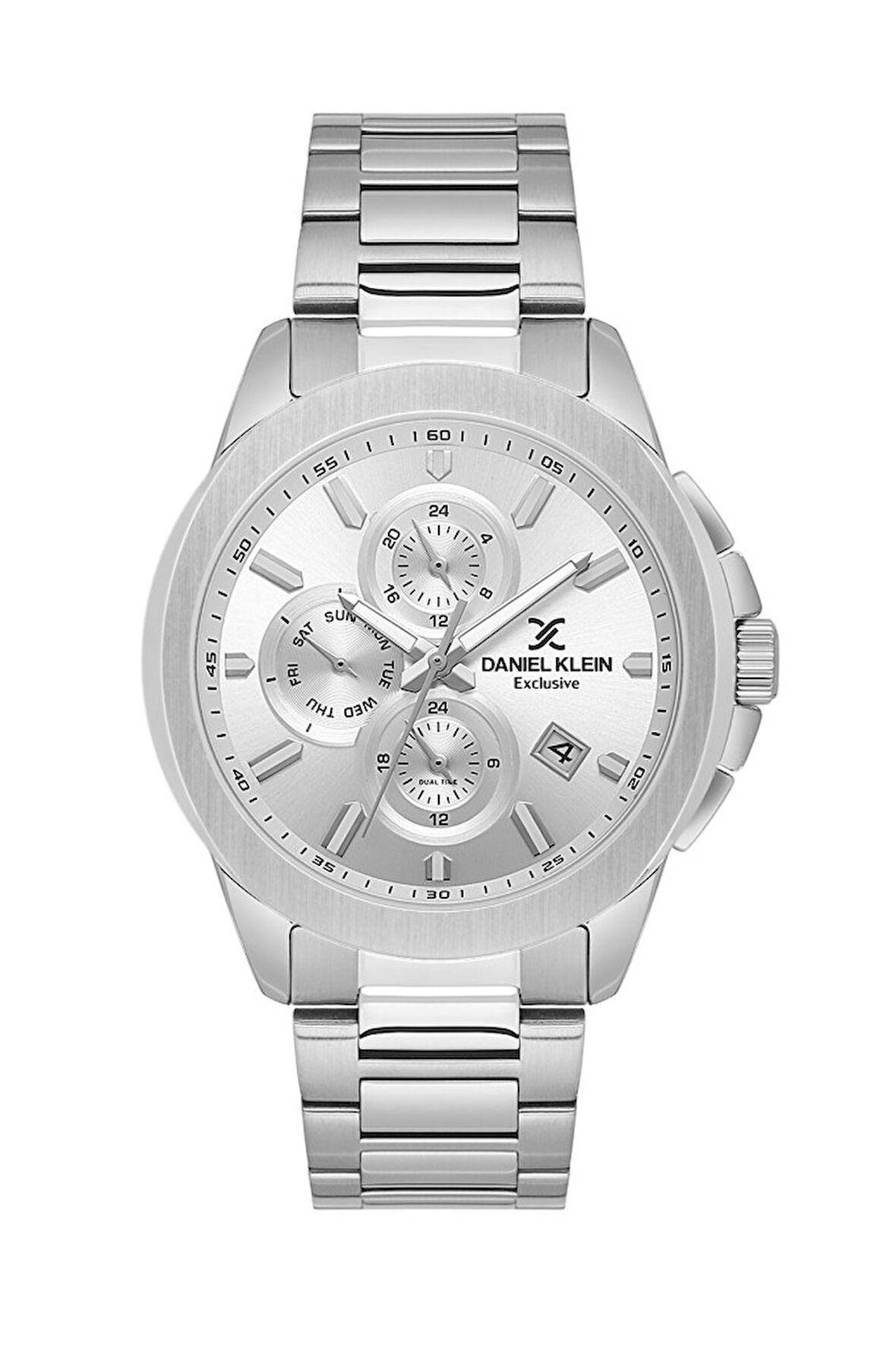 Daniel Klein DK.1.13995-6 Çelik Kasa Çelik Kordon 3 Atm Suya Dayanıklı Metalik Renk Erkek Kol Saati