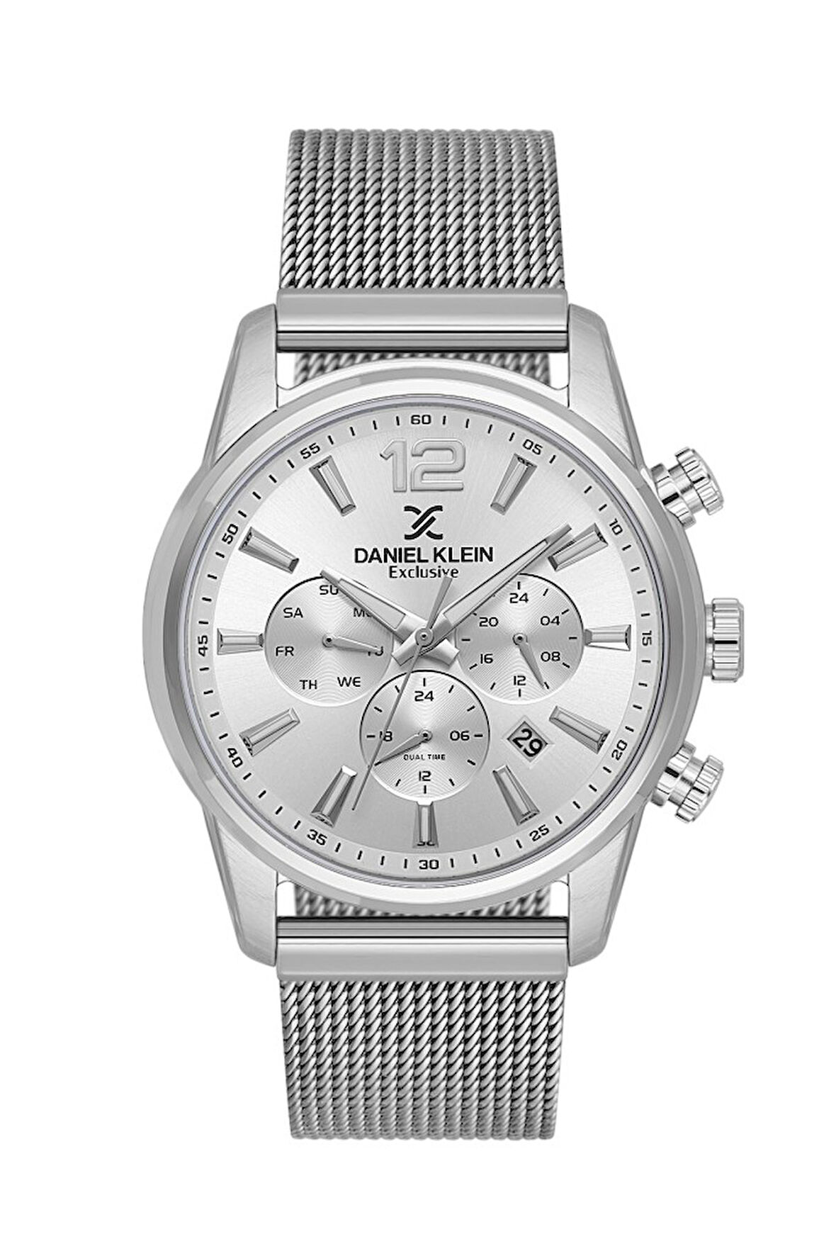 Daniel Klein DKE.1.10883-1 Hasır Kordon Exclusive Fonksiyonlar Aktif 3 Atm Suya Dayanıklı Metalik Renk Erkek Kol Saati