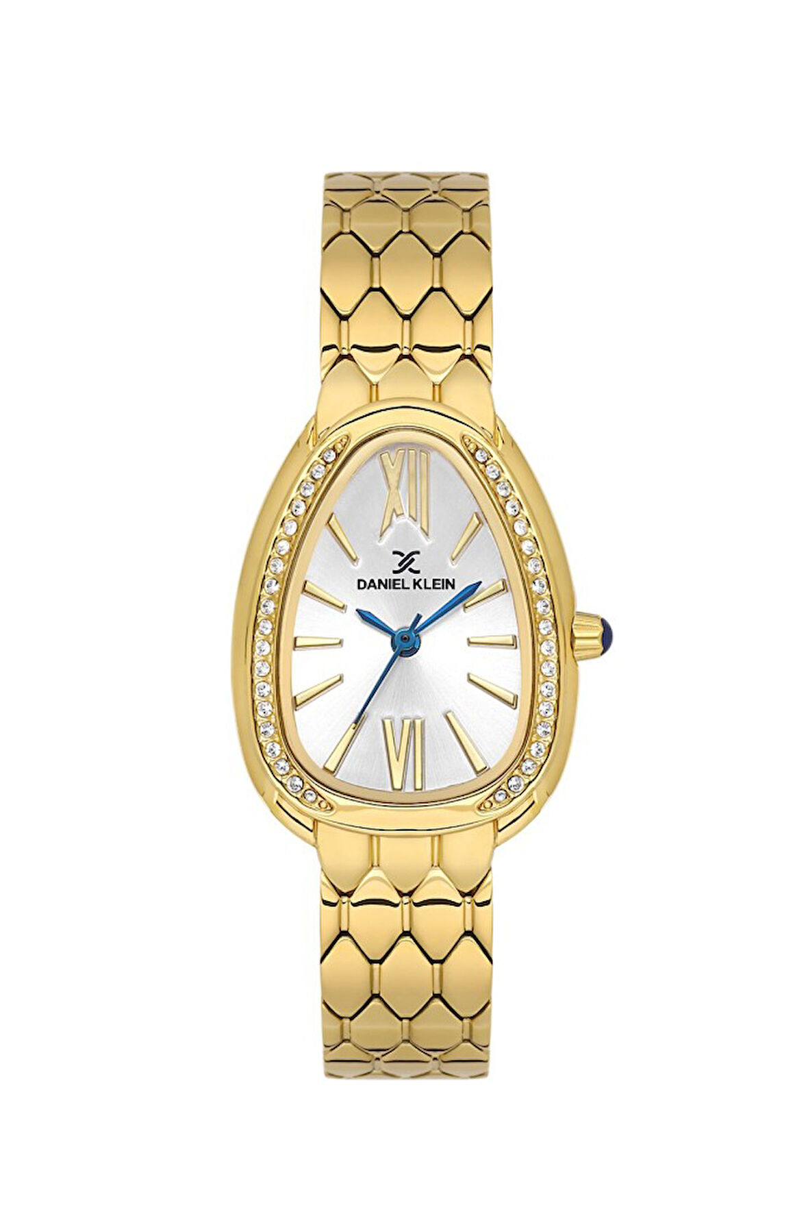 Daniel Klein DK.3.10067-2 Tasarım Kadran Taşlı Tasarım 3 Atm Suya Dayanıklı Altın Renk Kadın Kol Saati