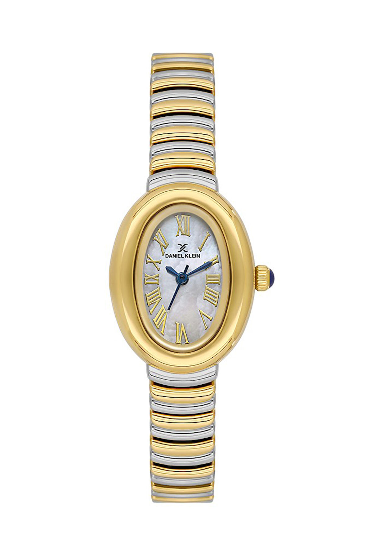 DANIEL KLEIN DK.3.10056-3 ALTIN KAPLAMA OVAL KADIN KOL SAATİ