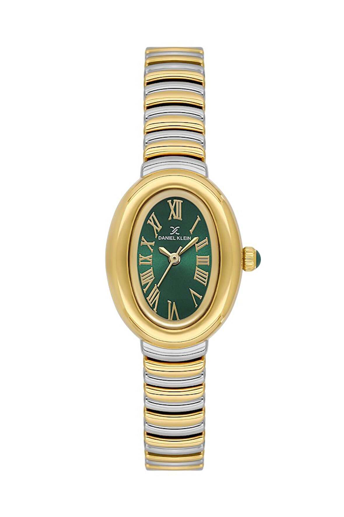 Daniel Klein DK.3.10056-4 Oval Kadran Metal Kordon Metal Kasa 3 ATM Suya Dayanıklı Metali-Altın Renk Kadın Kol Saati