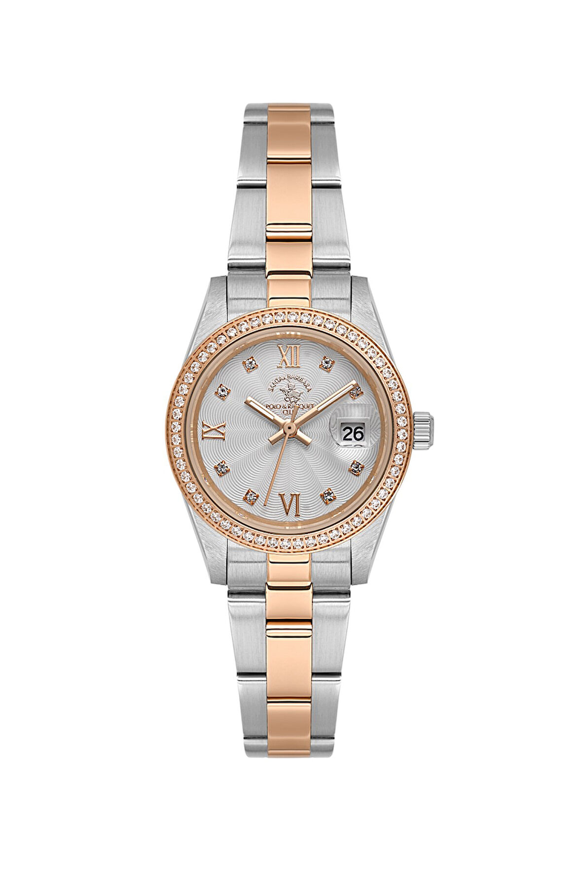 Santa Barbara Polo & Racquet Club Kadın Kol Saati ESSB.D.10035-6, Metal Kordon, 26 mm Kasa Çapı