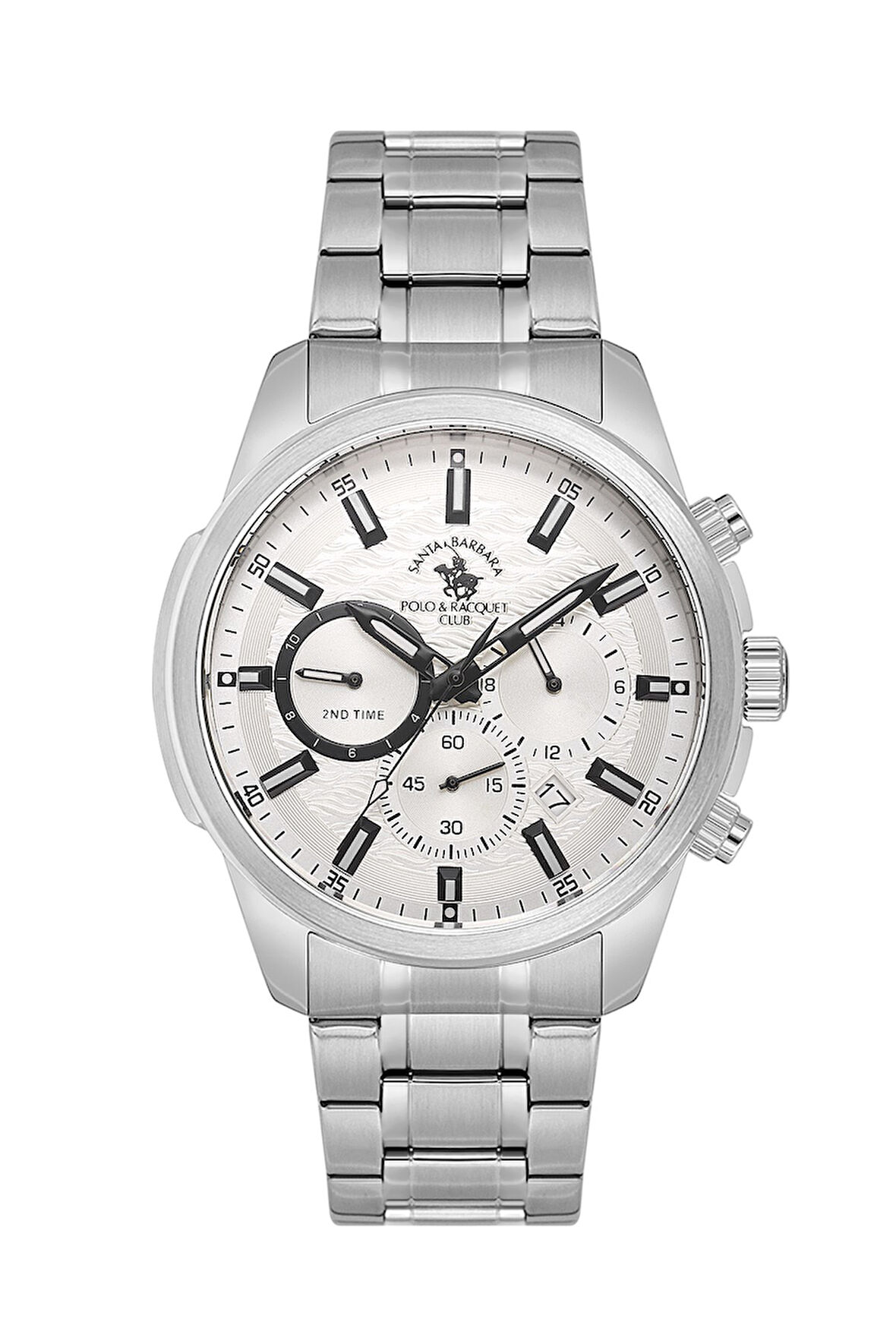 Santa Barbara Polo & Racquet Club Erkek Kol Saati ESSB.D.10047-1, Metal Kordon, 44 mm Kasa Çapı