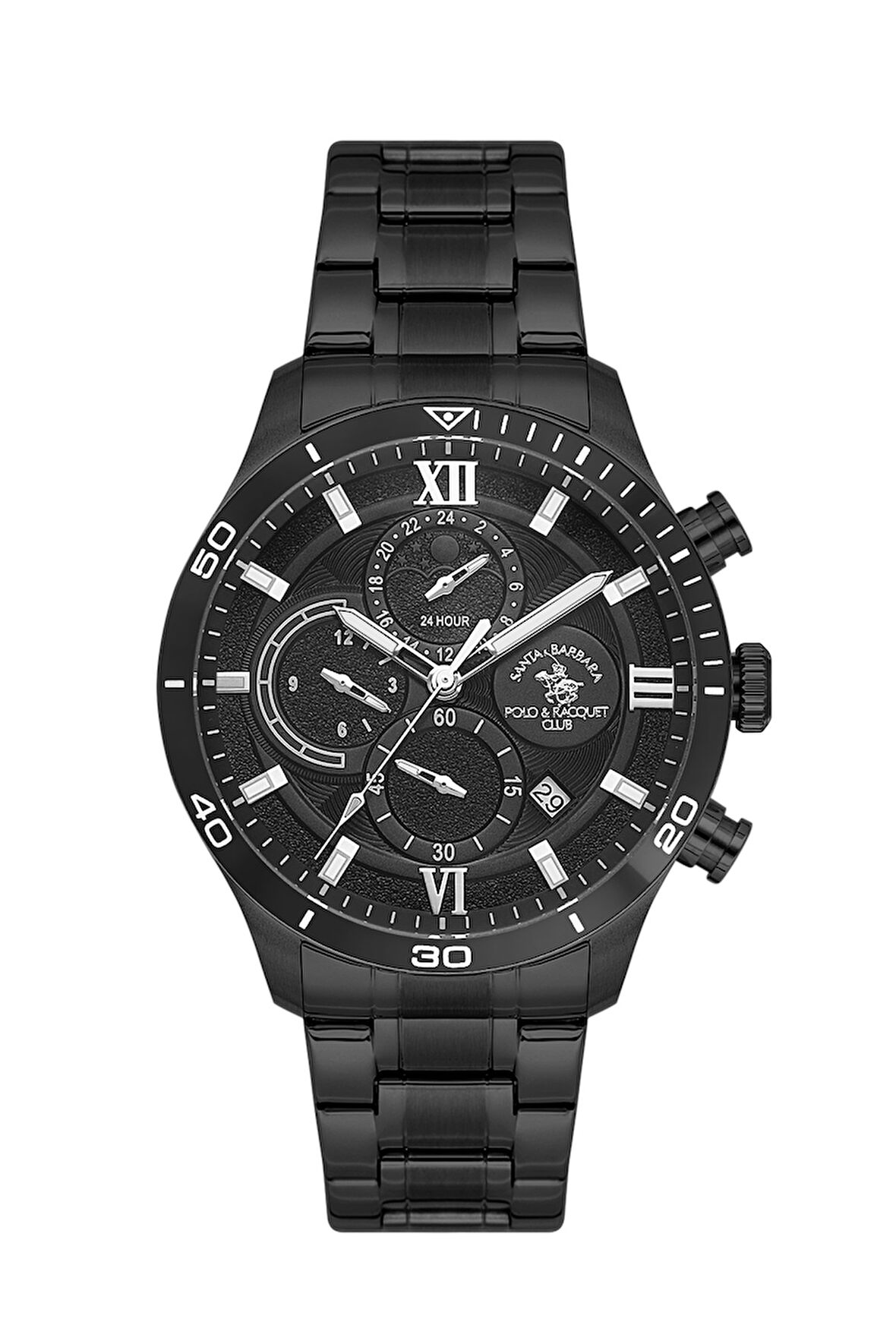 Santa Barbara Polo & Racquet Club Erkek Kol Saati ESSB.D.10048-7, Metal Kordon, 44 mm Kasa Çapı