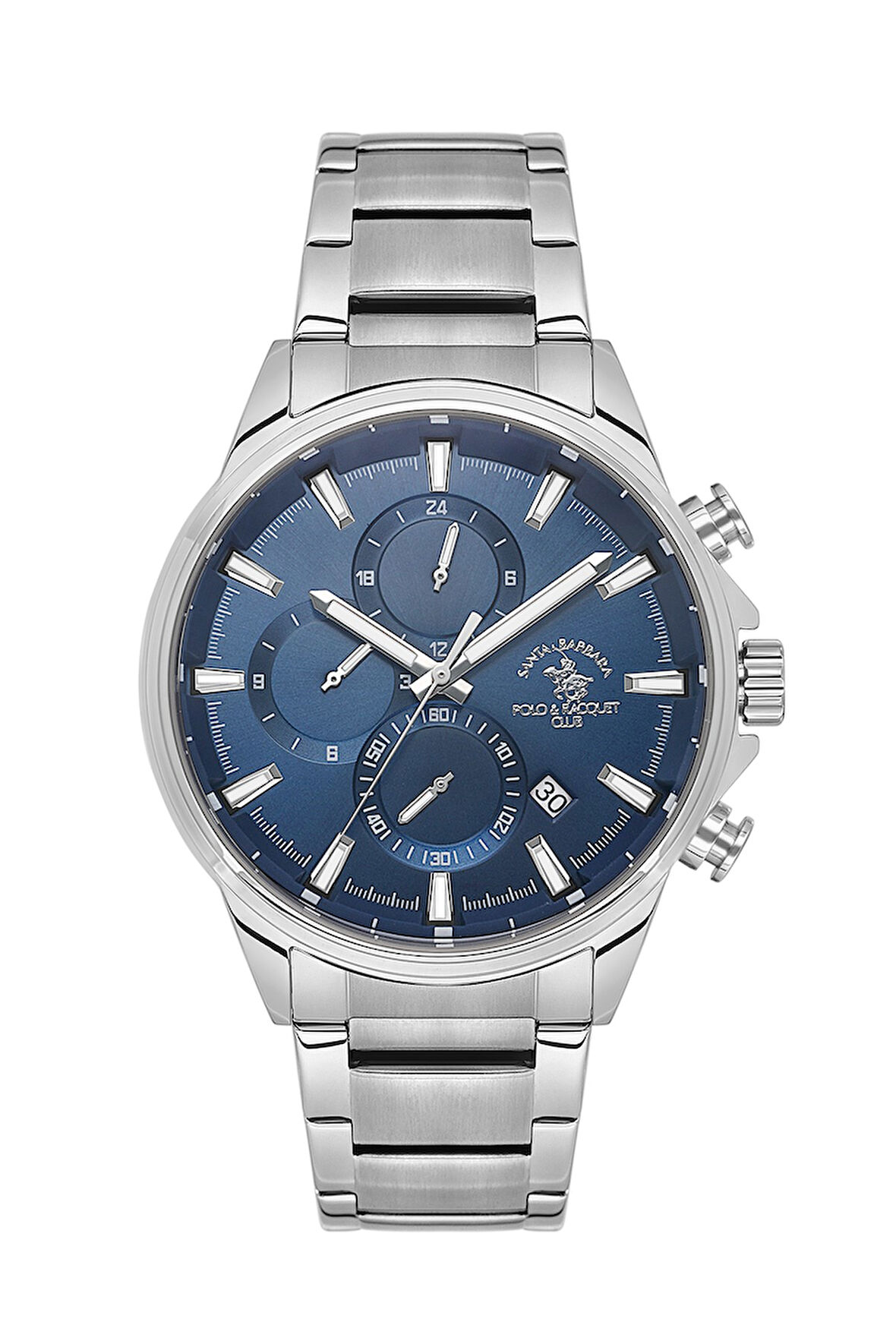 Santa Barbara Polo & Racquet Club Erkek Kol Saati ESSB.D.10053-3, Metal Kordon, 44 mm Kasa Çapı