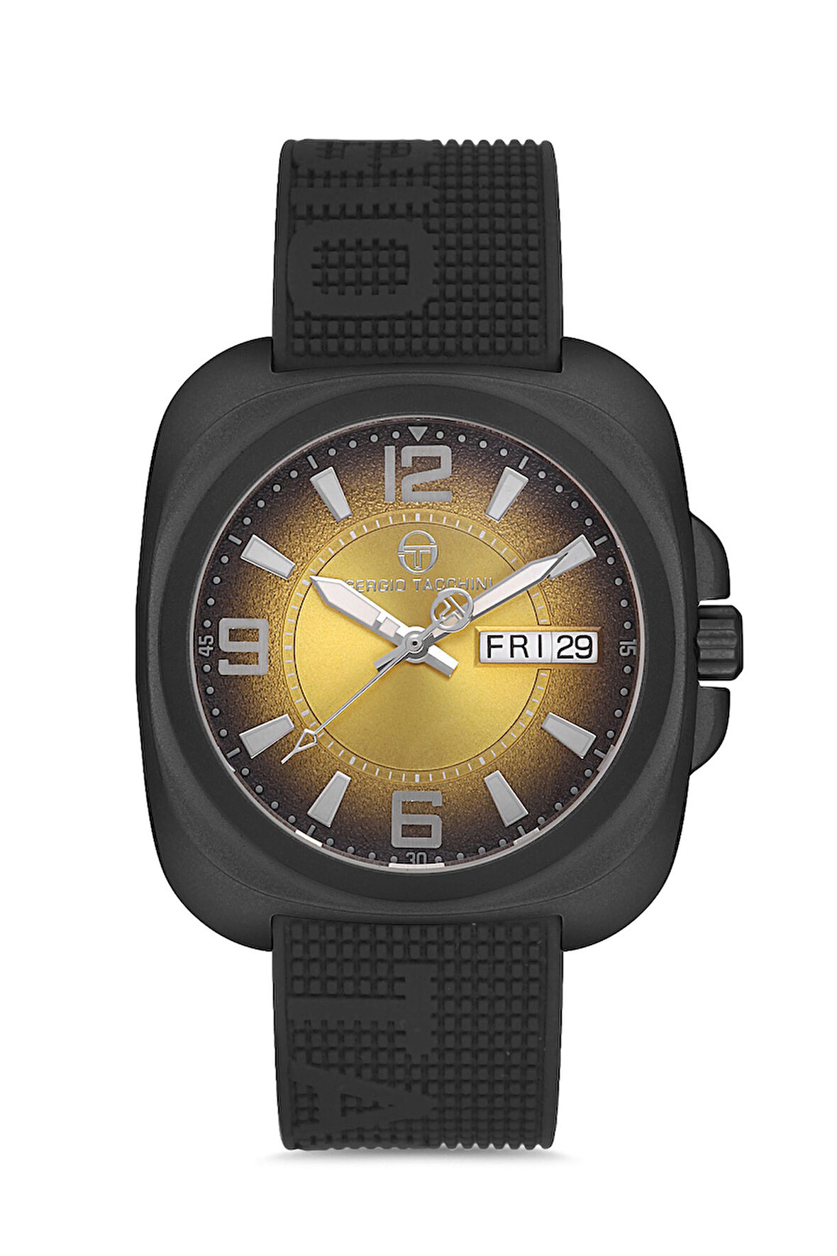 Sergio Tacchini Erkek Kol Saati ESST.B.10092.2A, Silikon Kordon, 43 mm Kasa Çapı