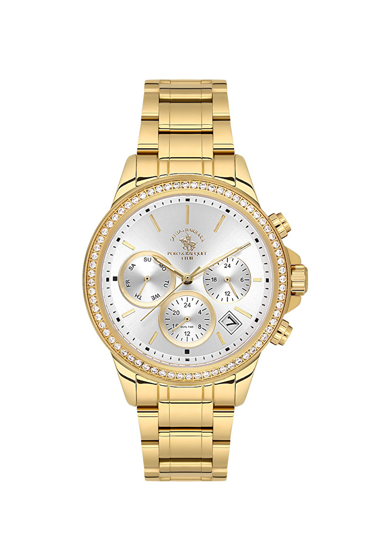 Santa Barbara Polo & Racquet Club Kadın Kol Saati ESSB.B.10621-3, Metal Kordon, 38 mm Kasa Çapı