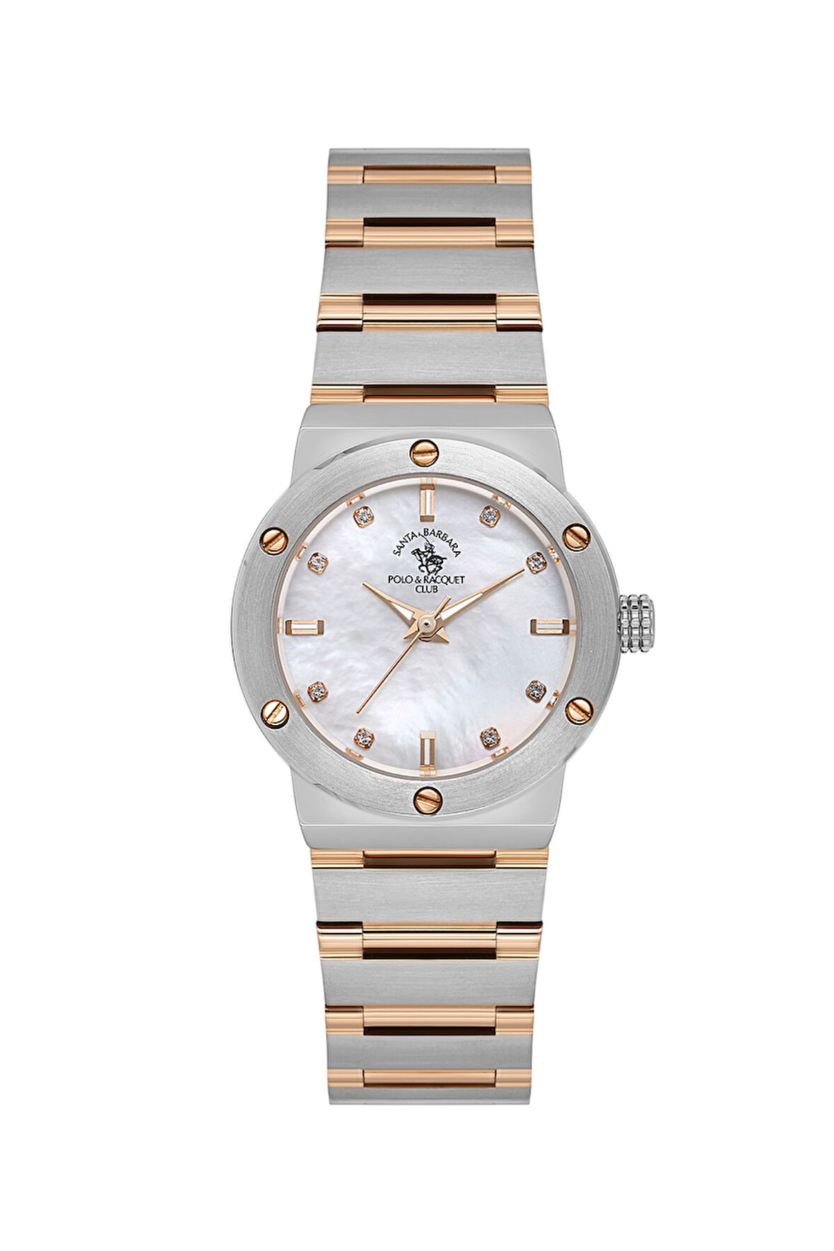 Santa Barbara Polo & Racquet Club Kadın Kol Saati ESSB.B.10664-5, Metal Kordon, 29 mm Kasa Çapı