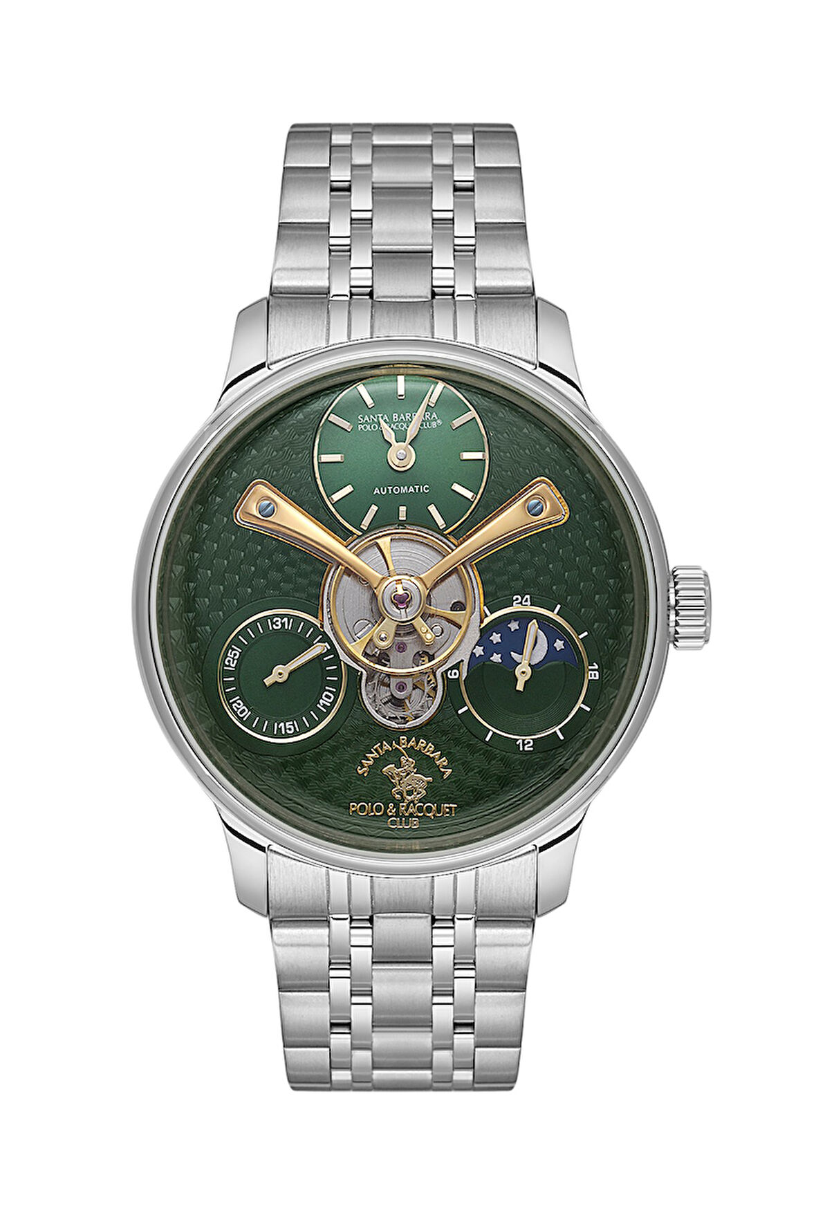 SBPC Gümüş Çelik Kordon Erkek Kol Saati LSB.1.10677-4